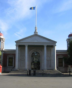 Castlemaine Market building grand facade.