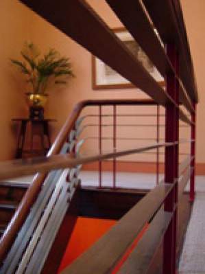 The Midland Accommodation Hotel, the upstairs landing.